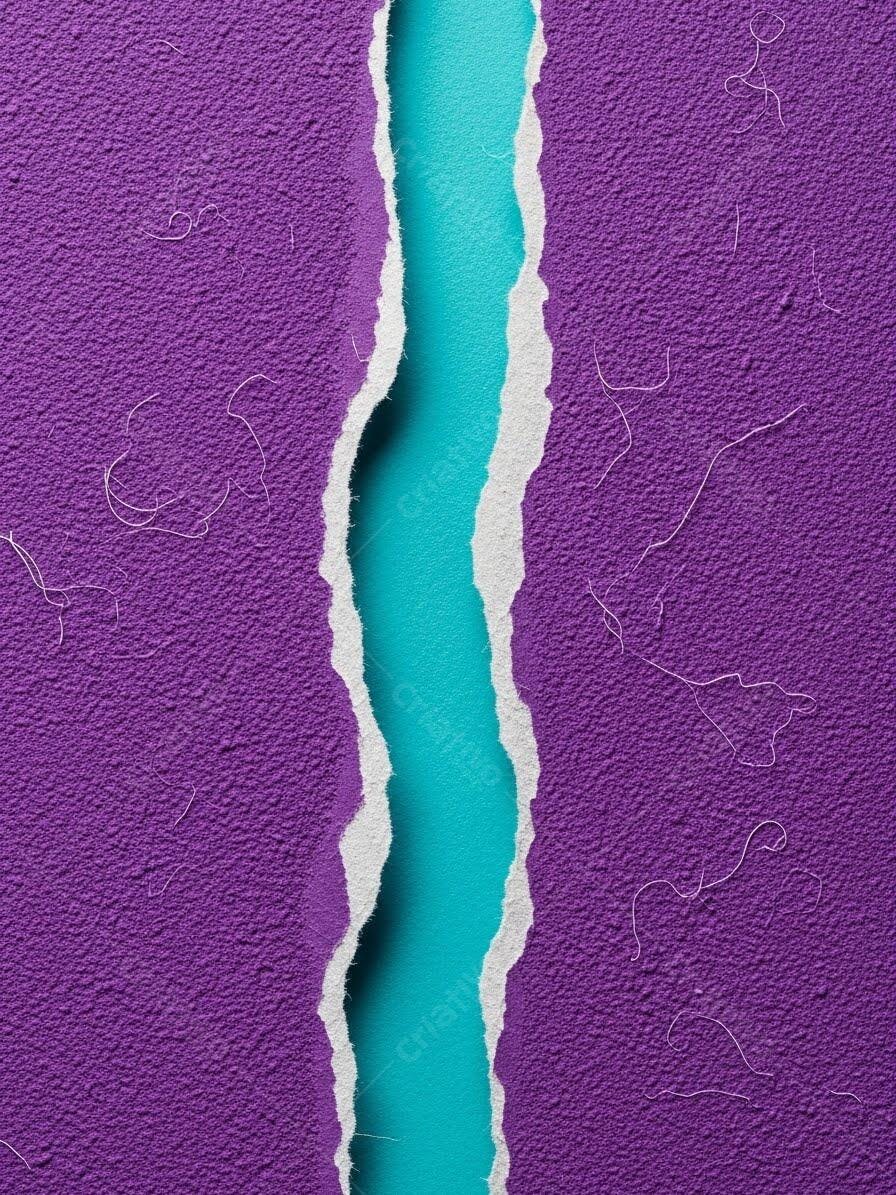 Fundo Papel Rasgado Roxo e Azul Textura Abstrata
