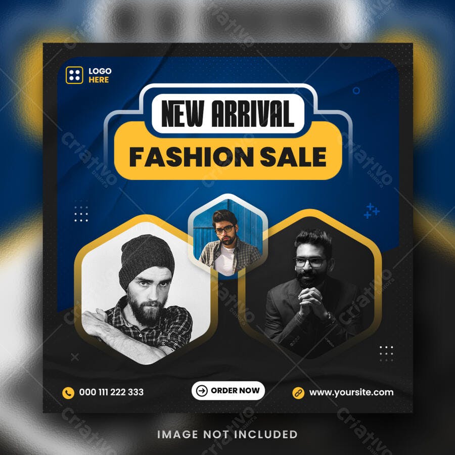 Post Instagram Moda Lançamento Promoção PSD Editável