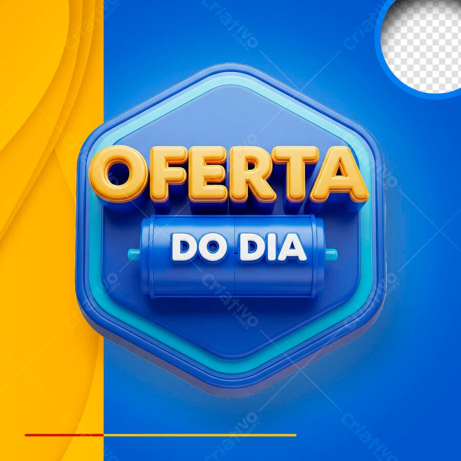 Post Instagram Oferta do Dia Promoção PSD Editável