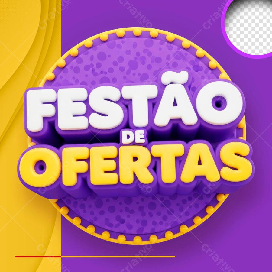 Festão de Ofertas Promoção Varejo PSD Editável