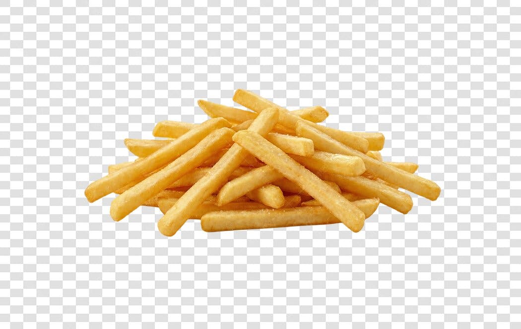 Foto Recortada Batata Frita Fast Food PNG Fundo Transparente