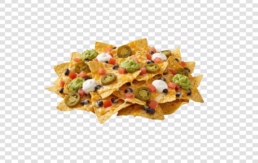 Foto Recortada Nachos Mexicanos Guacamole PNG Fundo Transparente