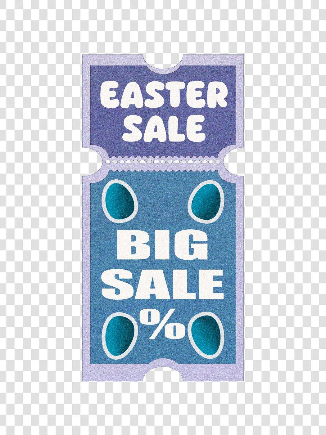 Clipart Etiqueta Páscoa Oferta Grande Venda PNG Fundo Transparente