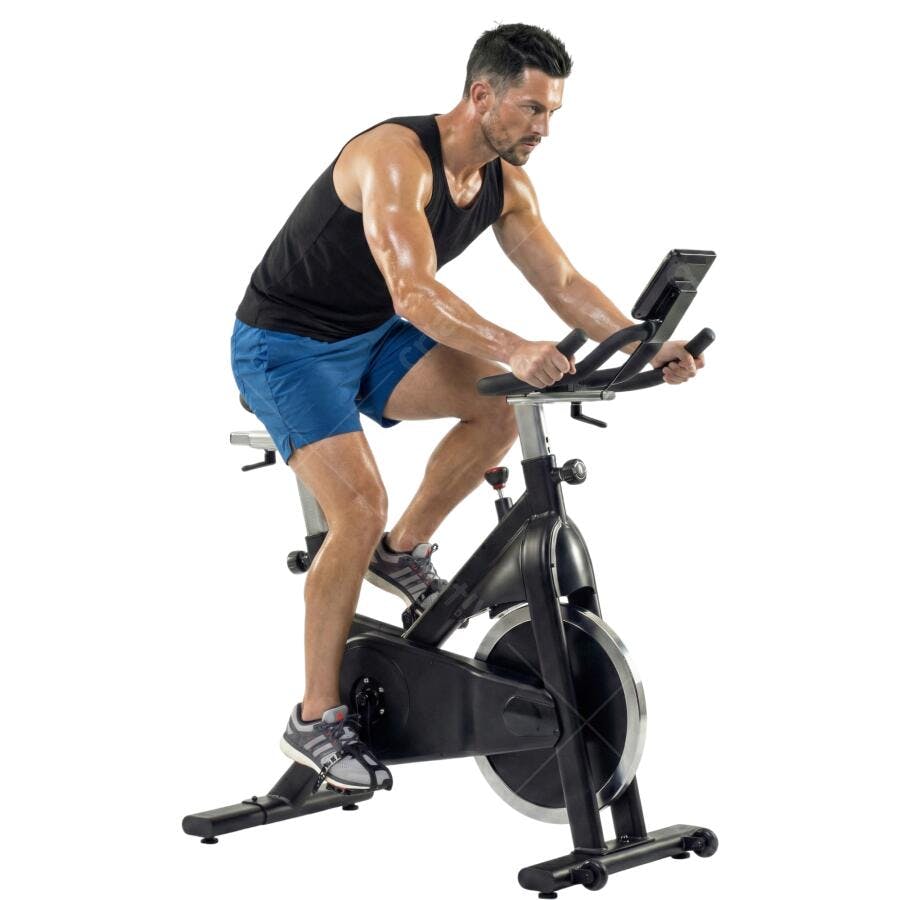 Foto Recortada Homem Academia Bicicleta Ergométrica PNG Fundo Transparente