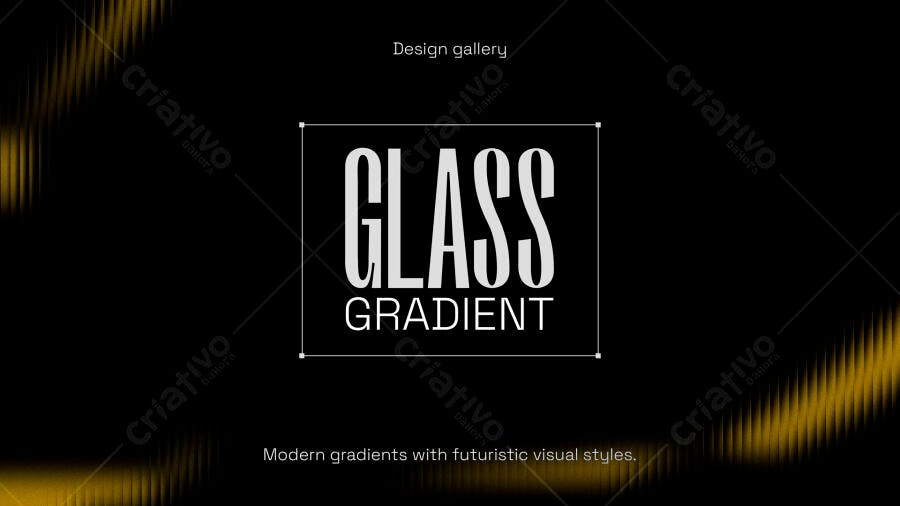 Capa Destaque Instagram Glass Gradient PSD Editável