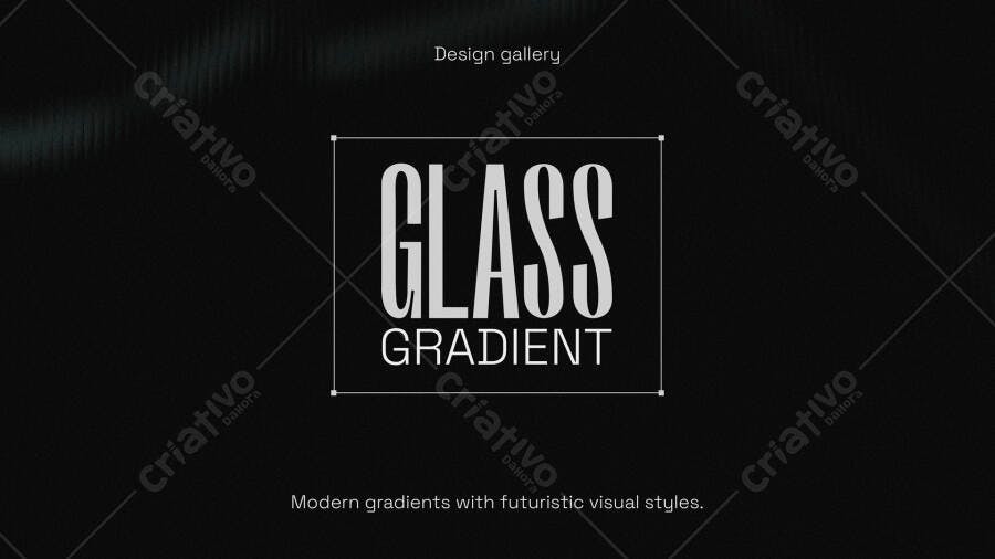 Capa Ebook Design Glass Gradient PSD Editável