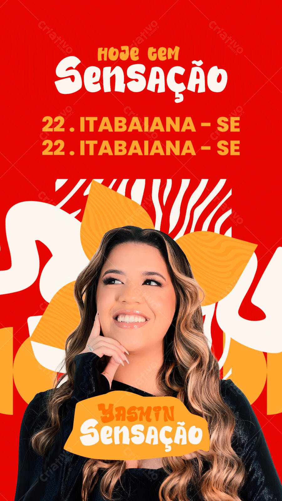 Story Instagram Evento Musical Show PSD Editável