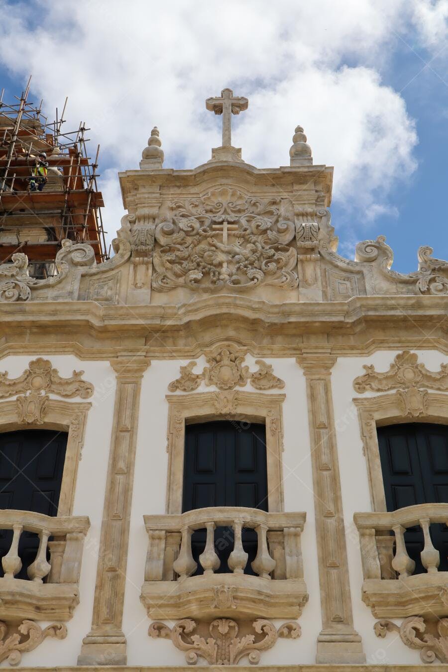 Foto Fachada Igreja Barroca Ouro Preto Minas Gerais