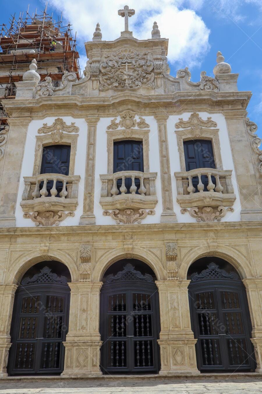 Foto Igreja Barroca Fachada Histórica Brasil Colonial