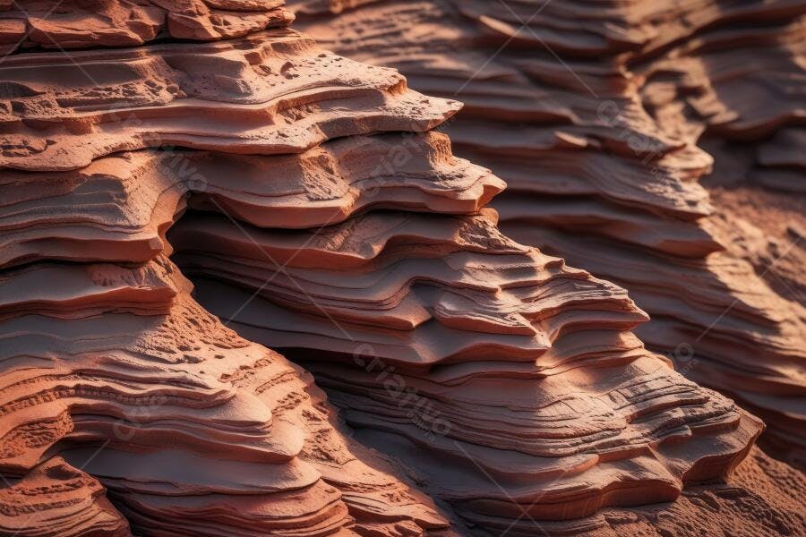 Foto Textura Rocha Arenito Camadas Deserto Natural