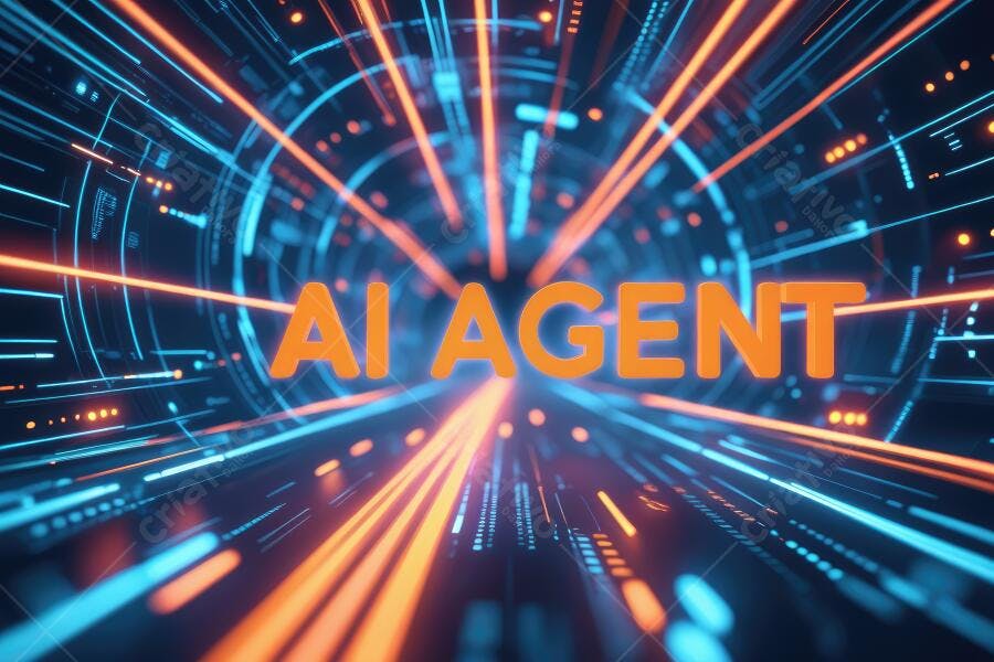 Foto AI Agent Inteligência Artificial Tecnologia Futuro
