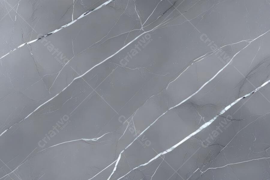 Foto Textura Mármore Cinza com Veios Brancos Abstrato