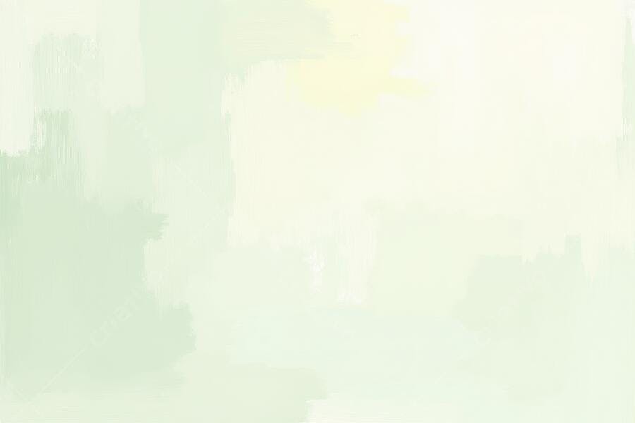 Fundo Abstrato Verde Claro e Amarelo Suave Textura Aquarela