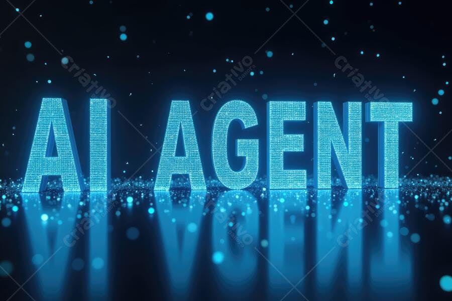 Foto AI Agent Inteligência Artificial Tecnologia Futuro