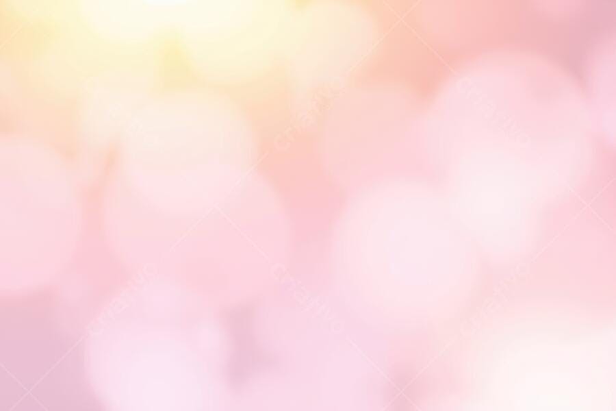 Foto Fundo Bokeh Rosa e Amarelo Suave Abstrato