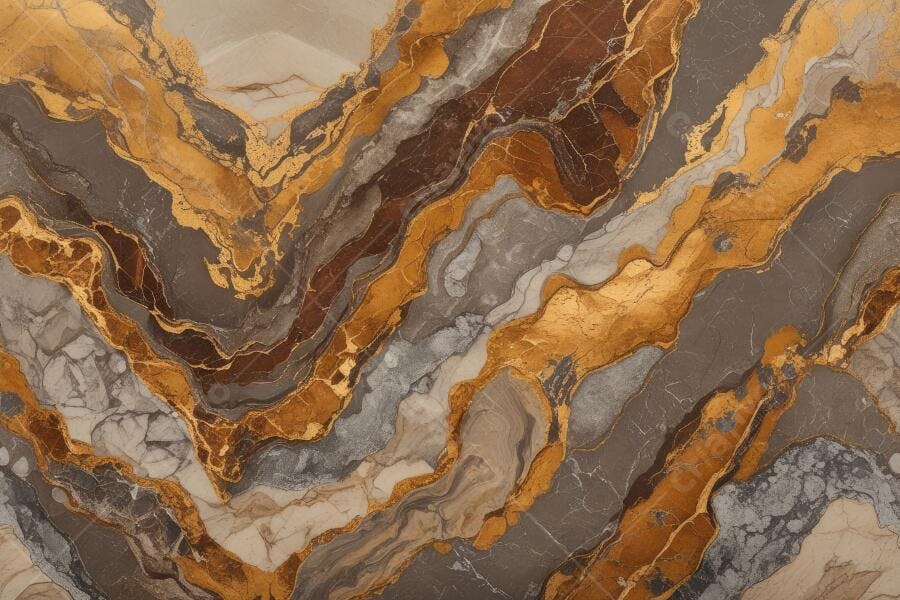 Foto Textura Mármore Dourado Marrom Abstrato Luxo
