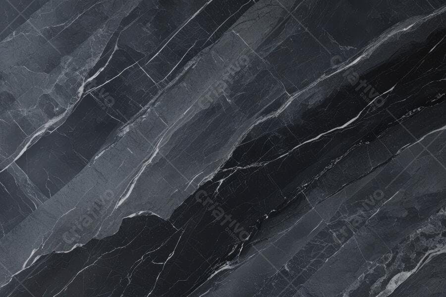 Foto Textura Mármore Preto com Veios Brancos Fundo Abstrato