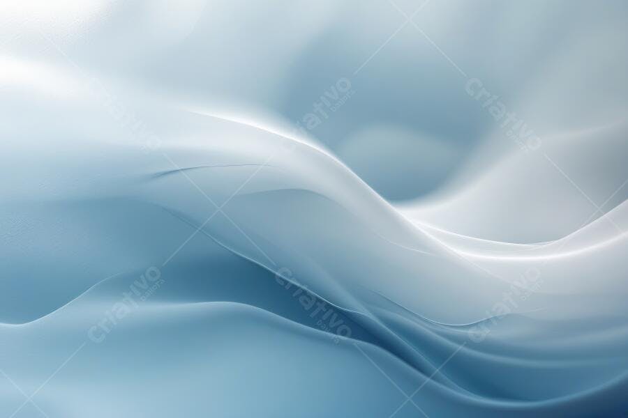 Foto Abstrata Ondas Suaves Azul Claro Fundo Moderno