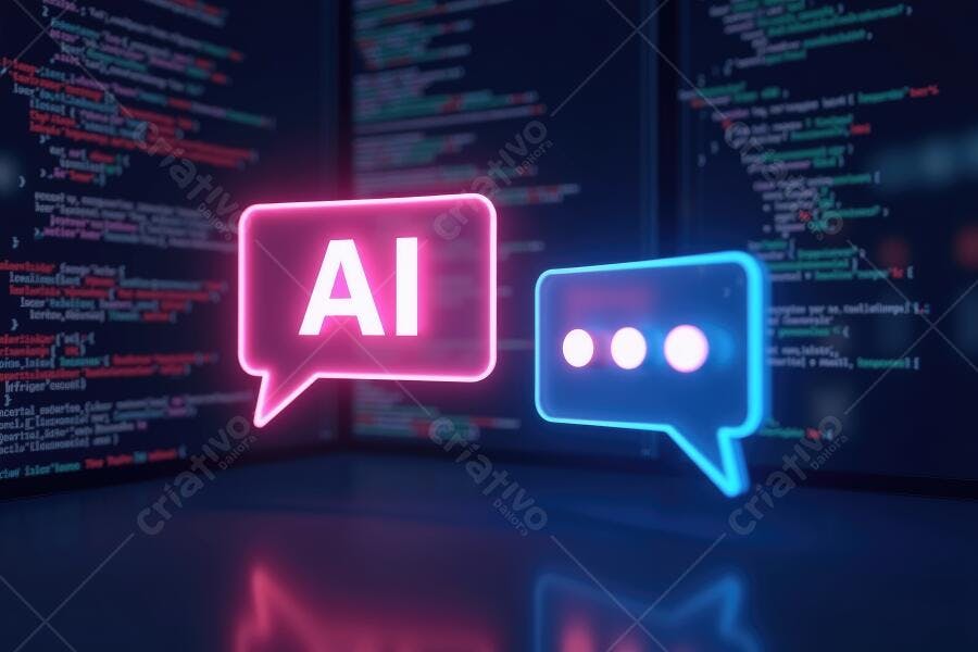 Foto Chatbot IA Inteligência Artificial Código de Programação