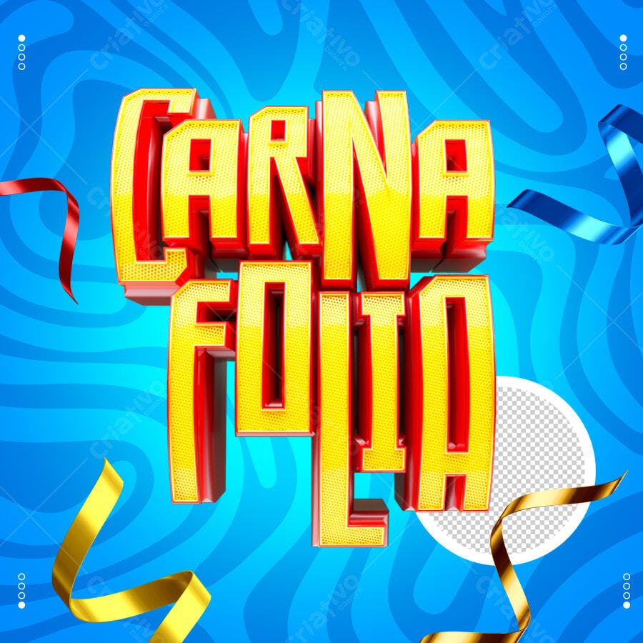 Post Carnaval Carnafolia PSD Editável