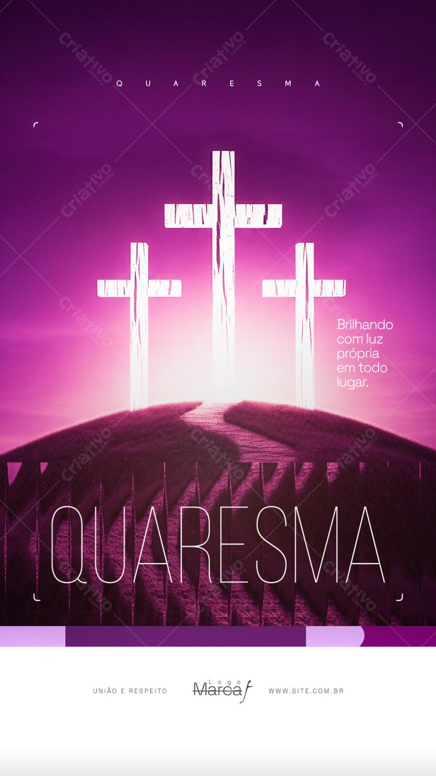 Story Quaresma Igreja Cristã PSD Editável