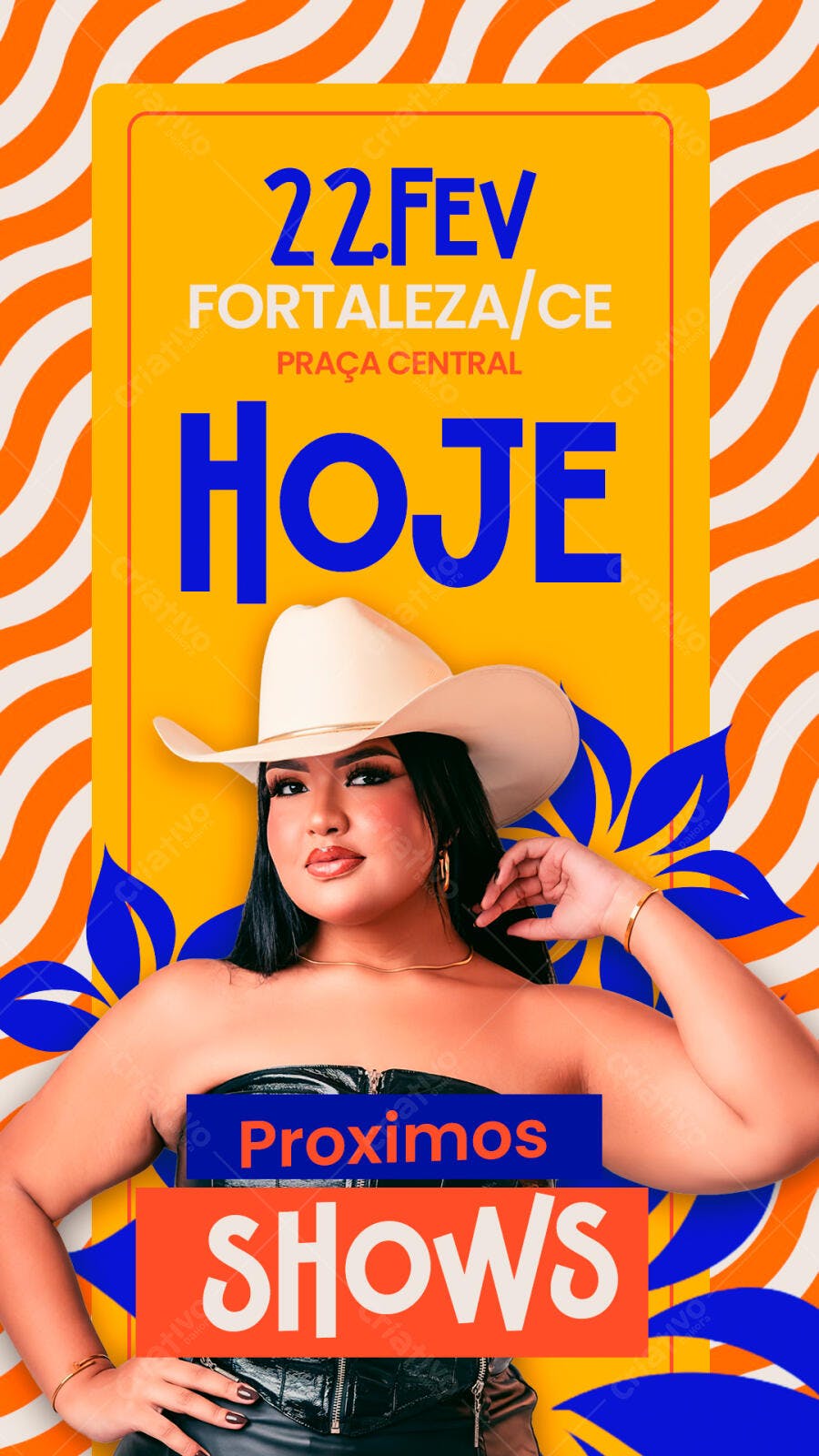 Story Instagram Show Sertanejo 22 Fev PSD Editável