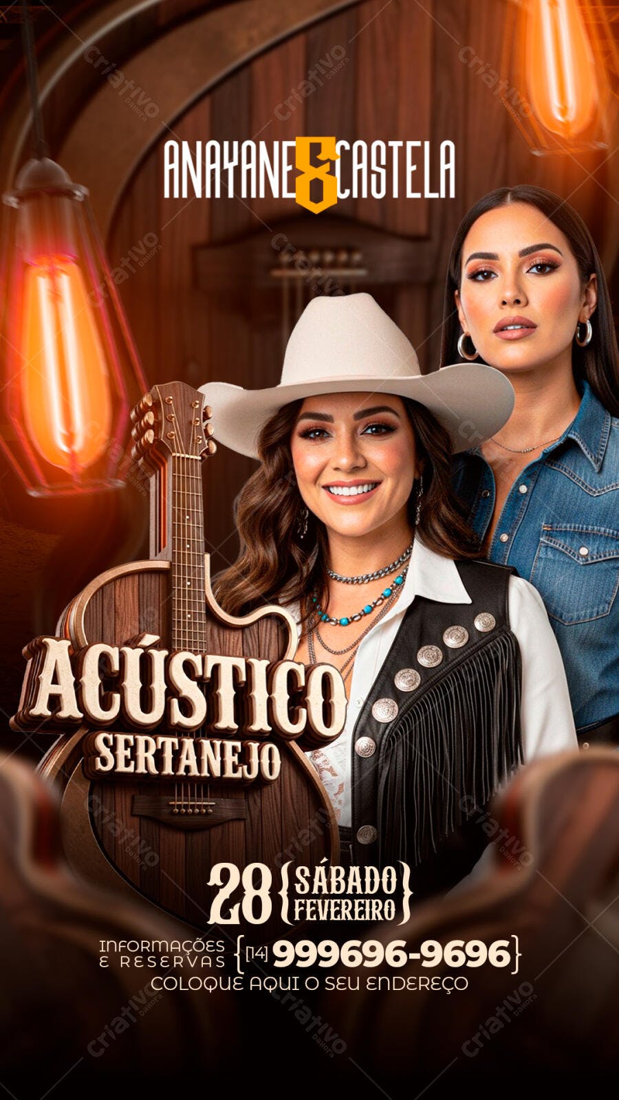 Story Acústico Sertanejo Fevereiro PSD Editável