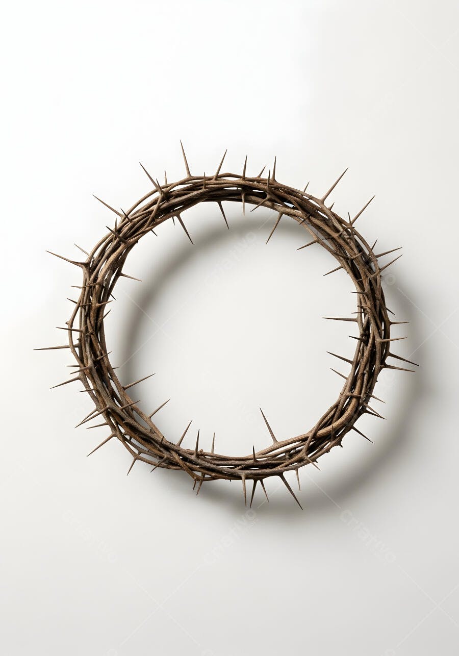 Foto Coroa de Espinhos Símbolo Religioso Páscoa