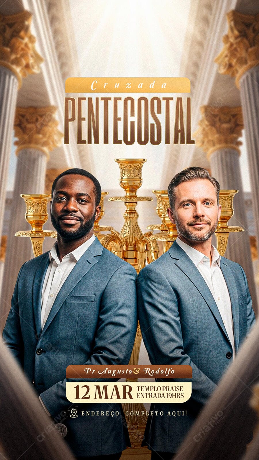 Story Instagram Cruzada Pentecostal Igreja PSD Editável