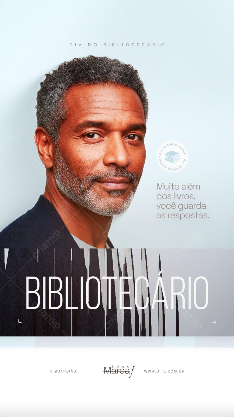 Story Dia do Bibliotecário Profissional PSD Editável
