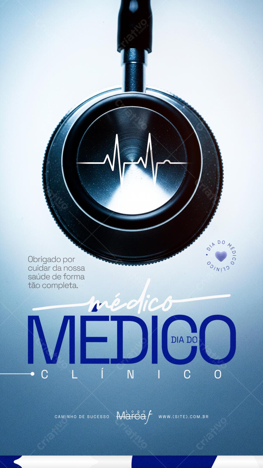 Story Dia do Médico Clínica Médica PSD Editável