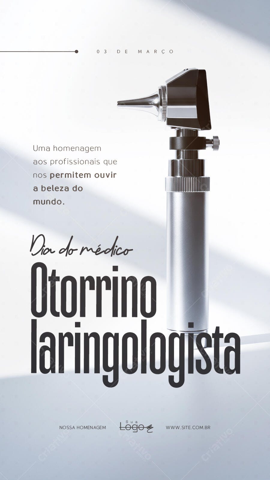 Story Dia do Médico Otorrinolaringologista PSD Editável