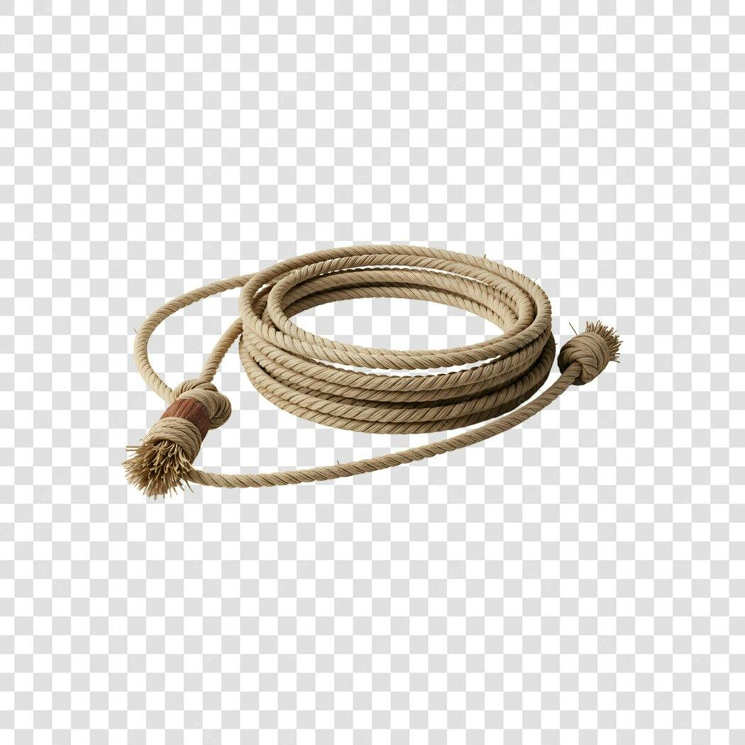 Foto Recortada Laço de Corda Rústico PNG Fundo Transparente