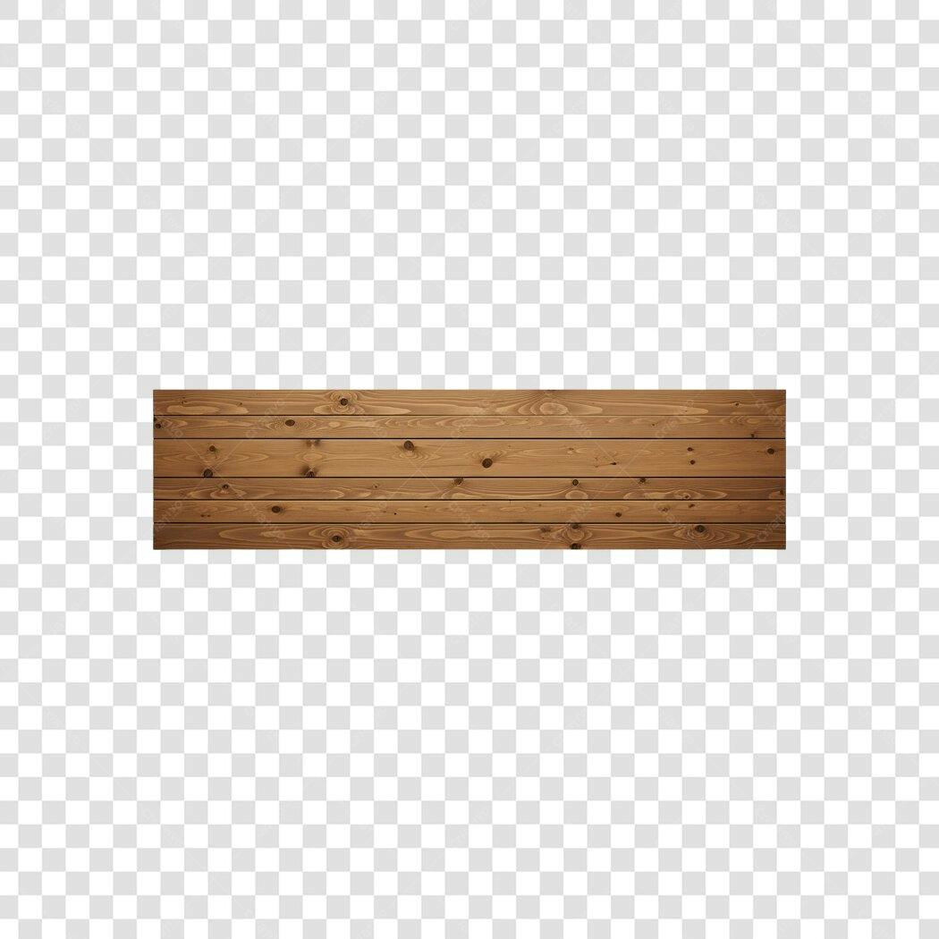Elemento Decorativo Placa Madeira Rústica PNG Fundo Transparente
