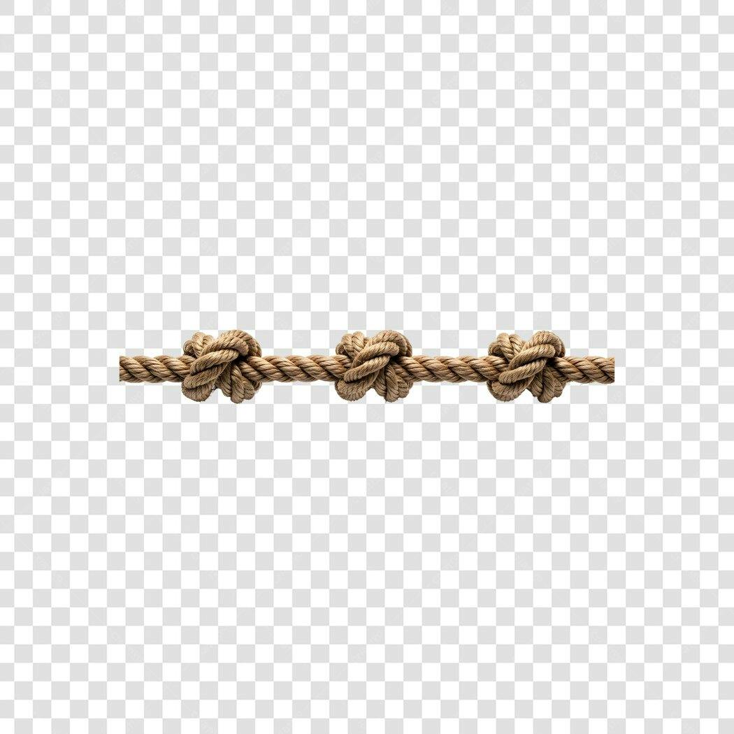 Elemento Decorativo Corda Nó Náutico PNG Fundo Transparente