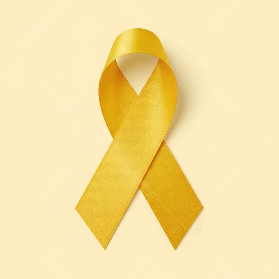 Foto Laço Amarelo Setembro Amarelo Prevenção Suicídio