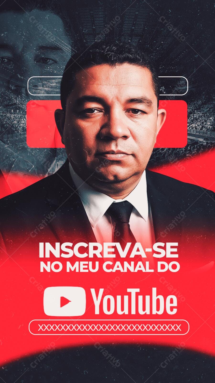 Story Instagram YouTube Divulgação Canal PSD Editável