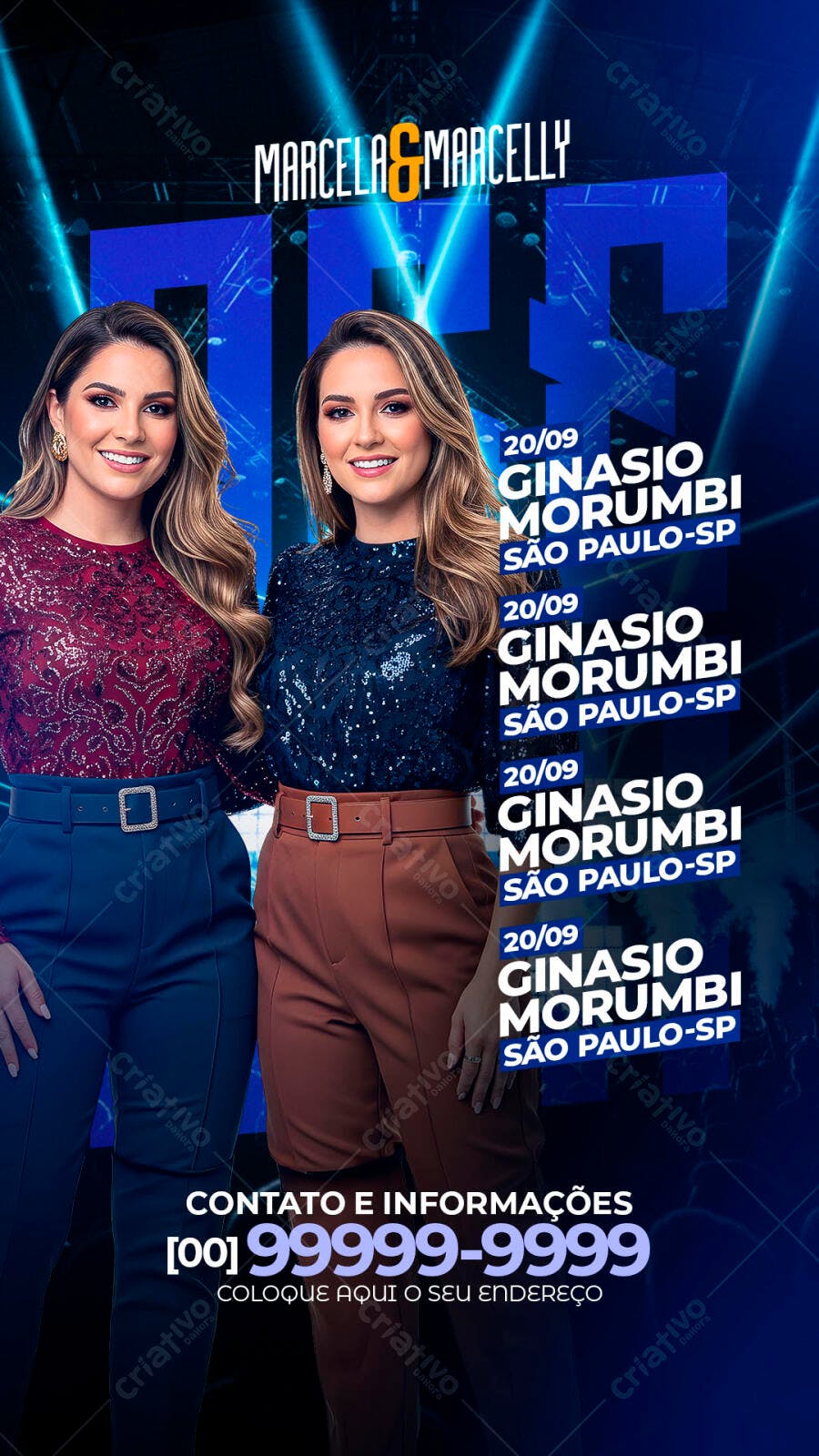 Story Instagram Show Evento Musical PSD Editável