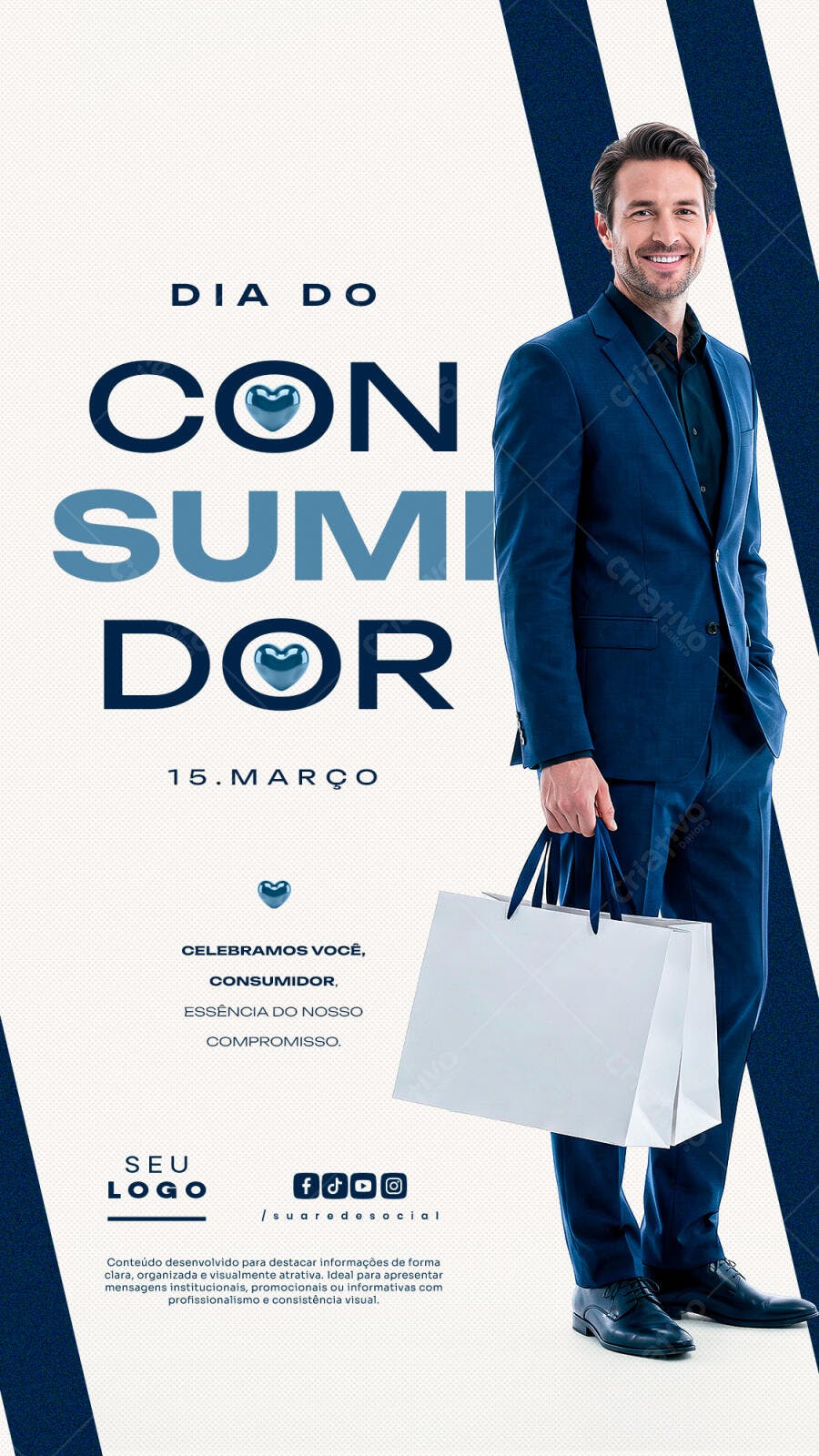 Post Instagram Dia do Consumidor 15 de Março PSD Editável