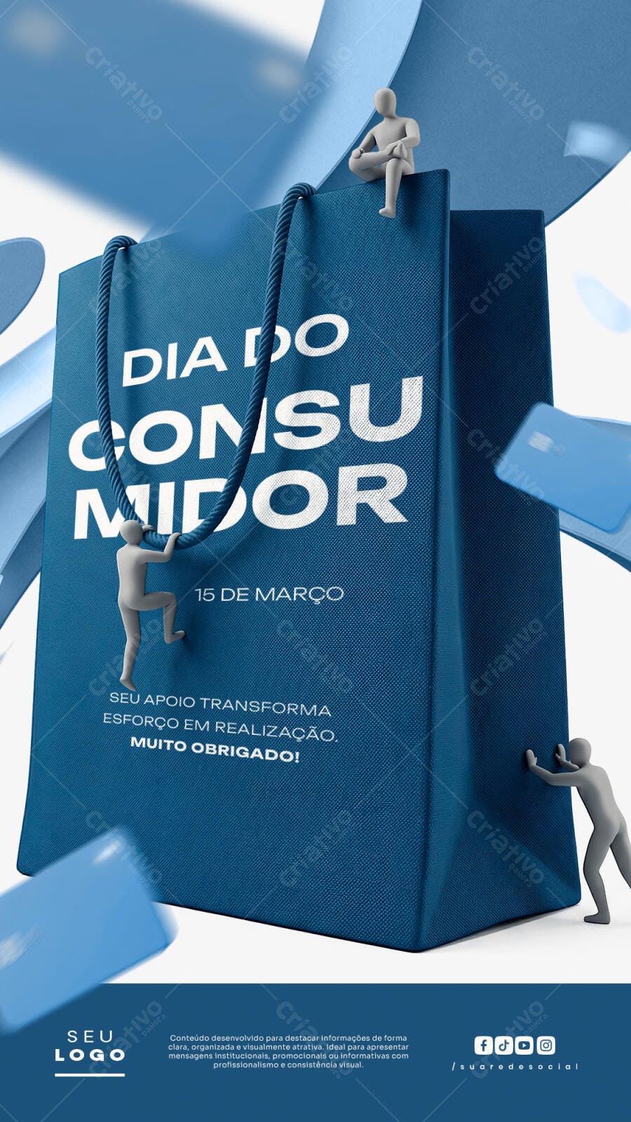 Post Instagram Dia do Consumidor 15 de Março PSD Editável