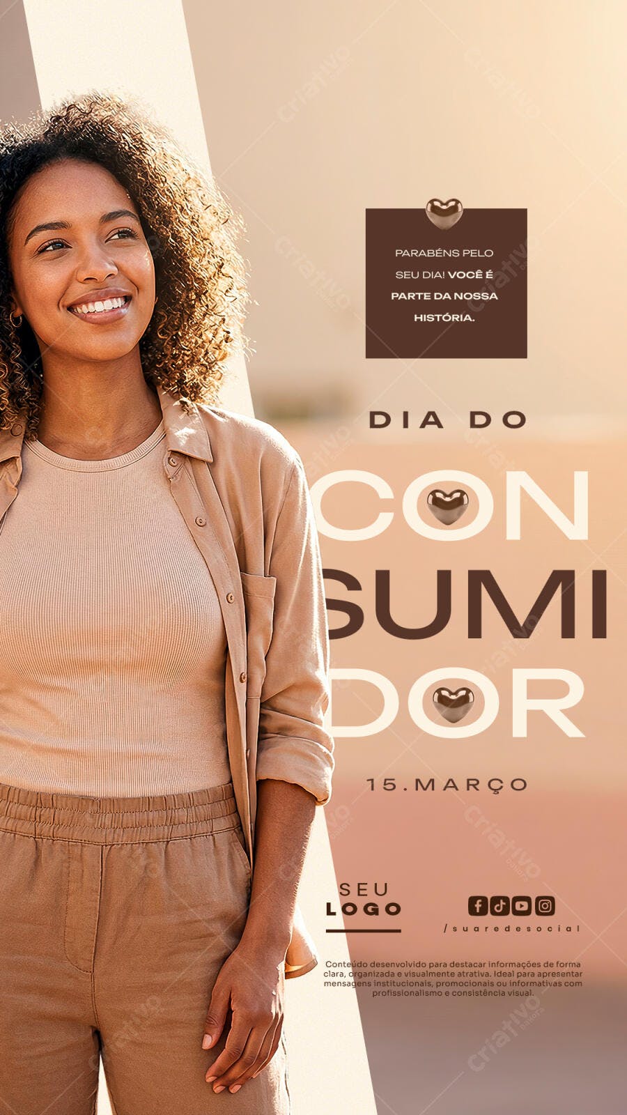 Story Instagram Dia do Consumidor 15 de Março PSD Editável