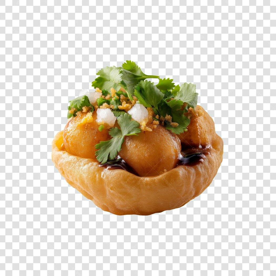 Foto Recortada Bolinho de Chuva com Cobertura PNG Fundo Transparente