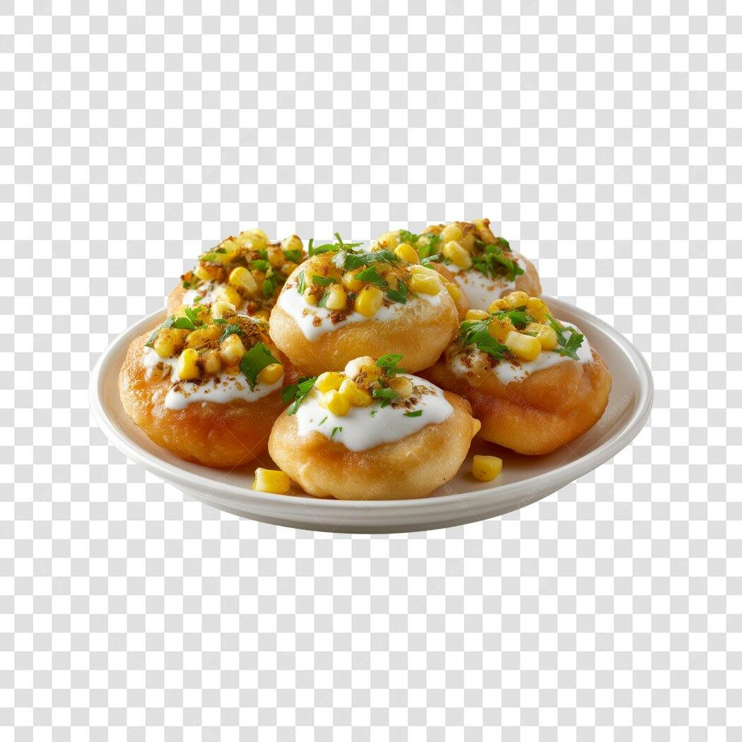 Foto Recortada Bolinhos Salgados Milho Verde PNG Fundo Transparente