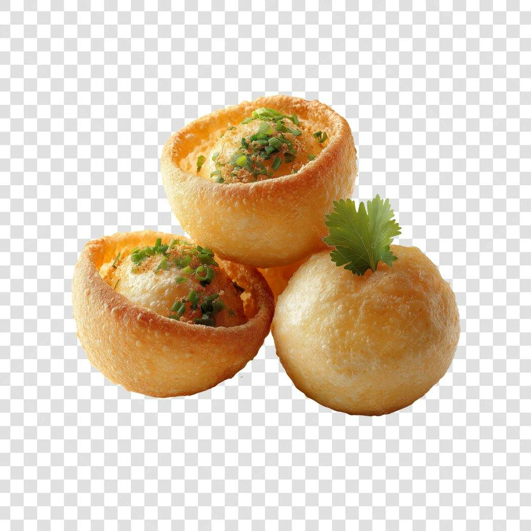 Foto Recortada Salgadinho Coxinha Mini Fundo Transparente