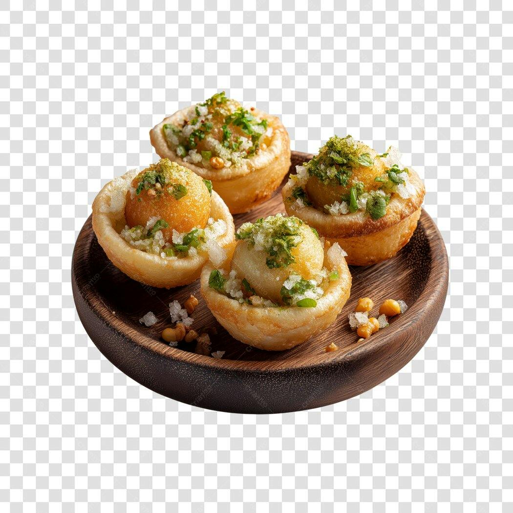 Foto Recortada Mini Tapiocas com Recheio PNG Fundo Transparente