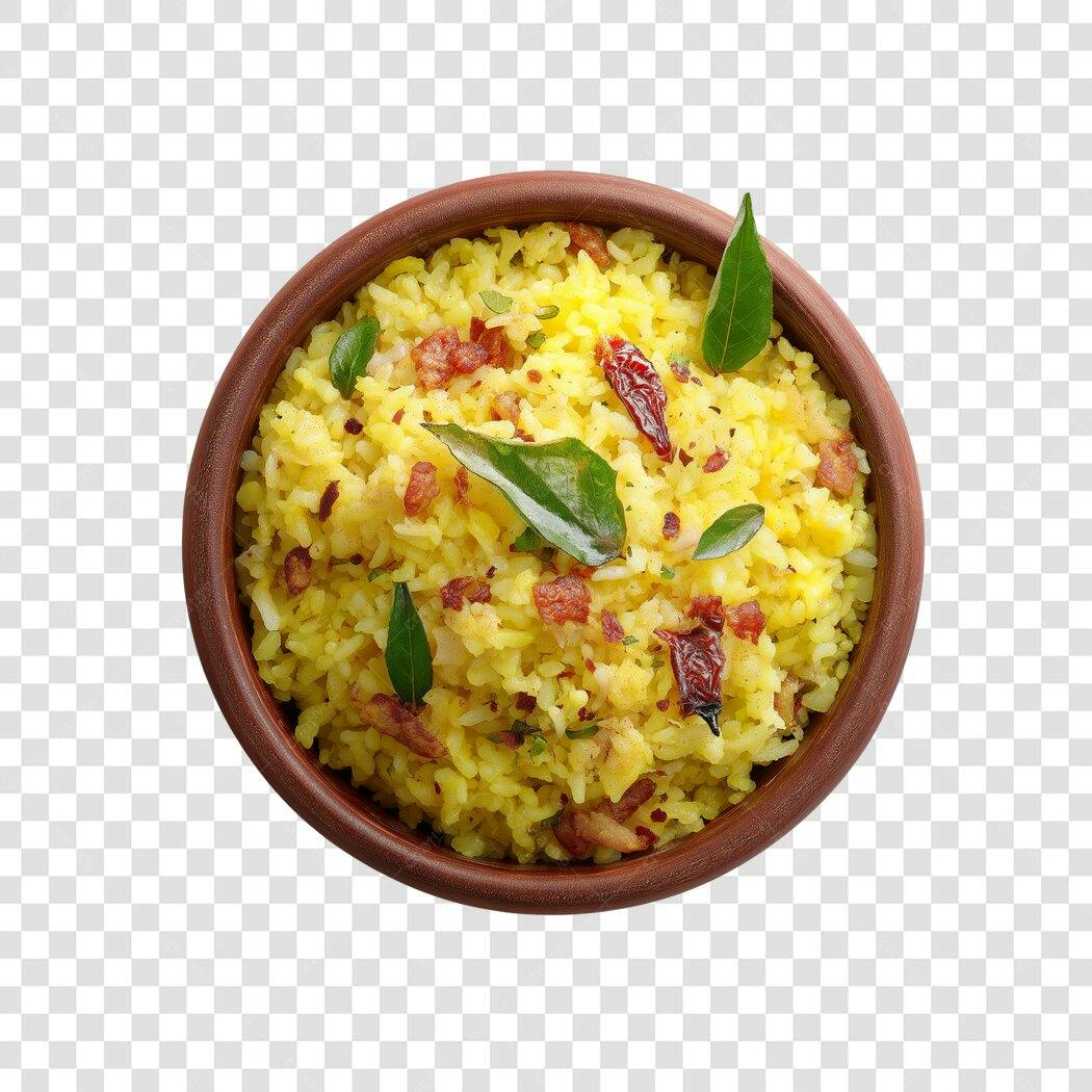 Foto Recortada Arroz Amarelo Prato Típico PNG Fundo Transparente