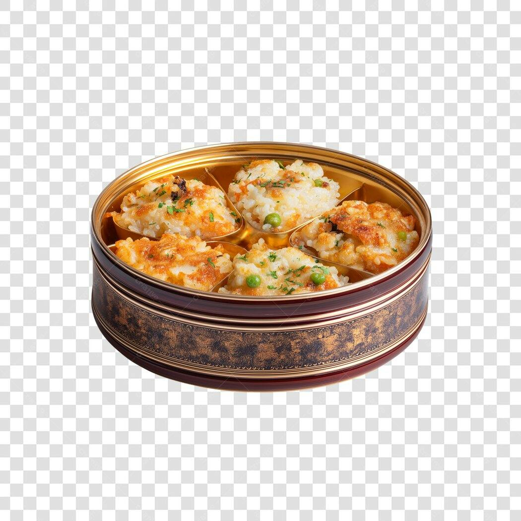 Foto Recortada Salgadinhos Fritos Assados Petiscos PNG Fundo Transparente