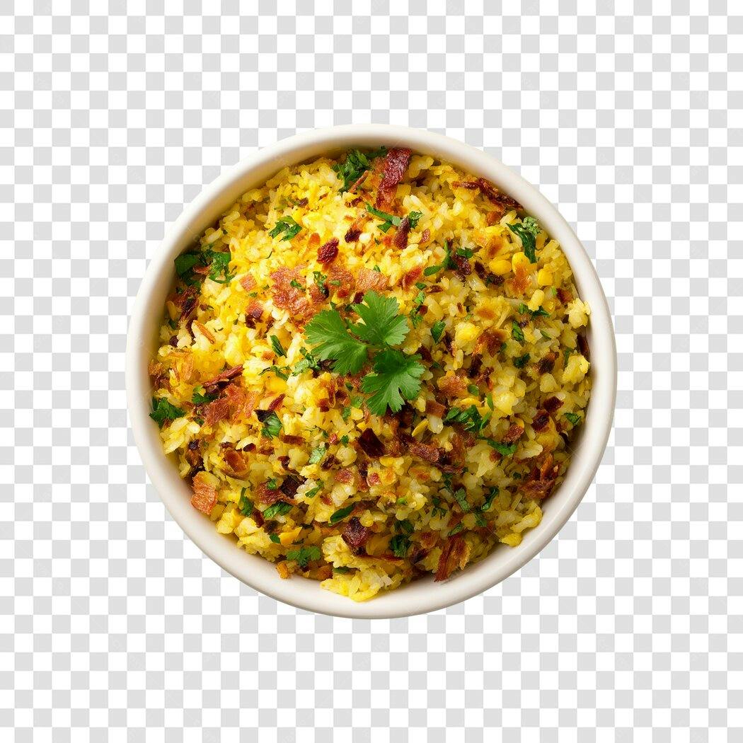 Foto Recortada Arroz de Couve-Flor Fitness PNG Fundo Transparente