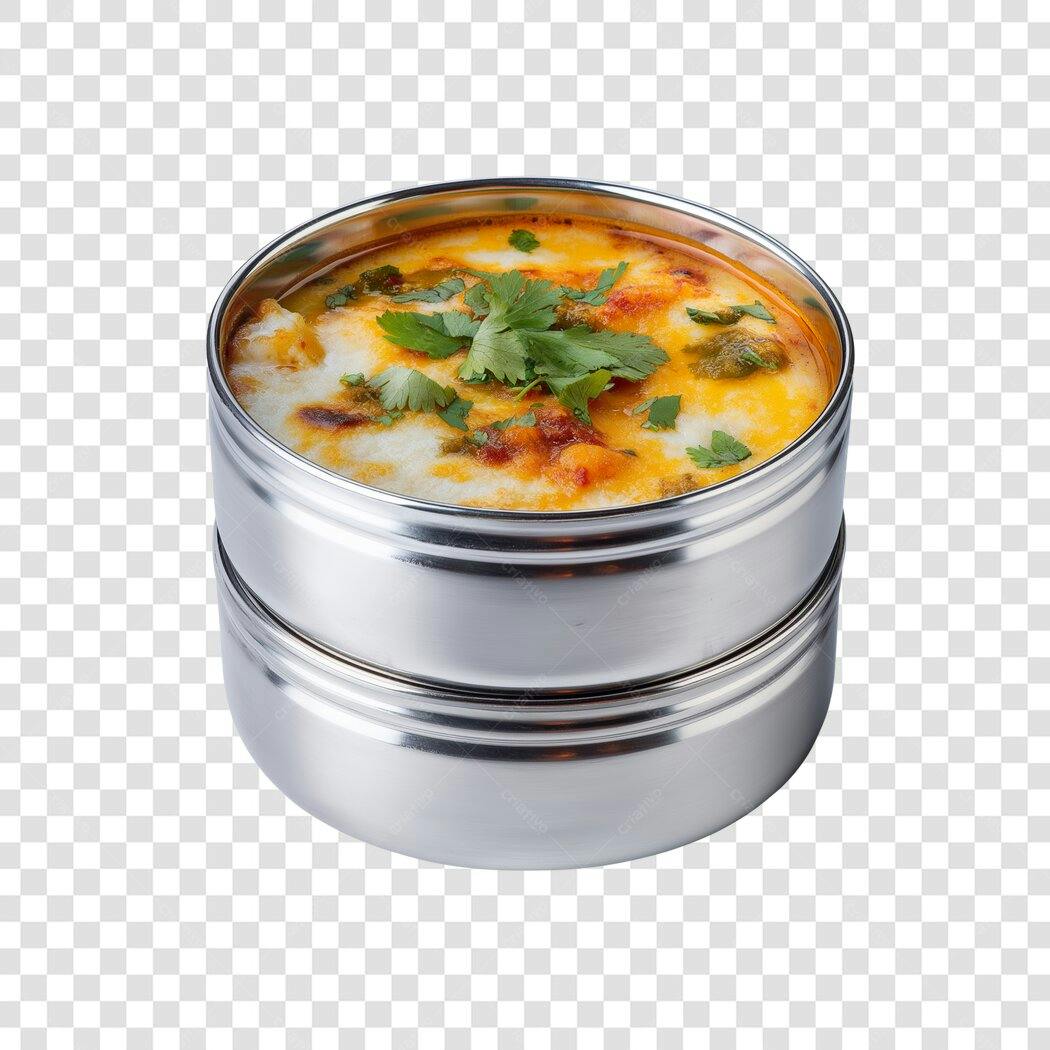 Foto Recortada Comida Indiana Curry Tigela PNG Fundo Transparente