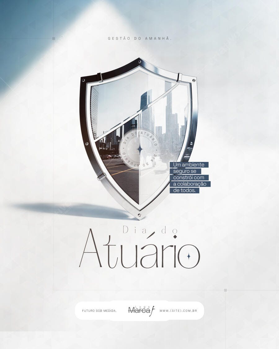 Post Dia do Atuário Seguros PSD Editável